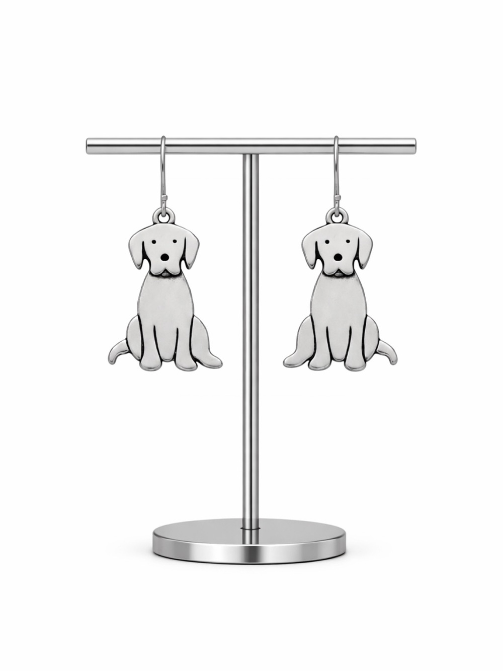 NWT Silver Labrador Retriever Earrings - Dog Dangle Mom Jewelry
C3 - Picture 2 of 4